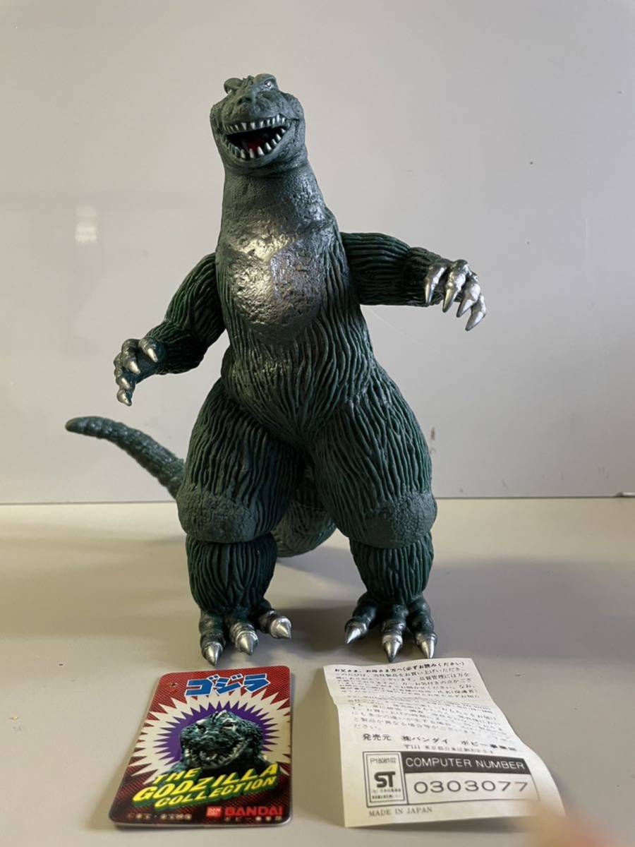 ④◇ゴジラ◇ソフビ 人形 1983年 東宝 BANDAI/バンダイ 怪獣