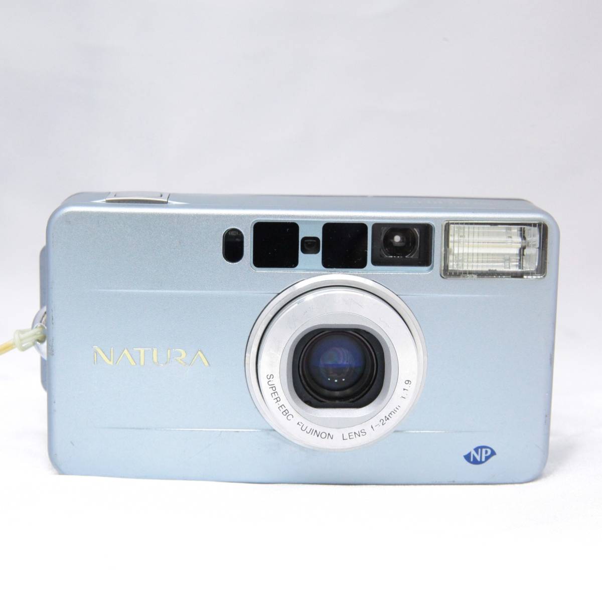 動作確認済み】フィルムカメラ FUJI FILM NATURA S アクア 動作確認