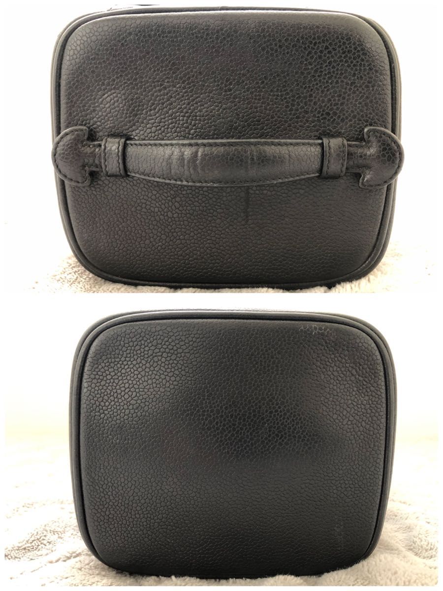 ☆CHANEL☆バニティバッグ/鞄/黒/ココマーク/シャネル/キャビア/ハンド