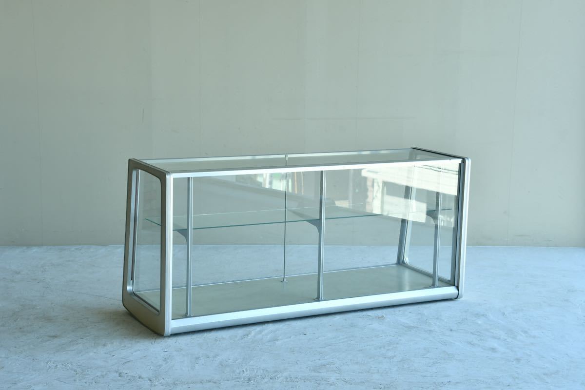 梱包発送たのメル便】昭和レトロ アンティーク ガラスショーケース