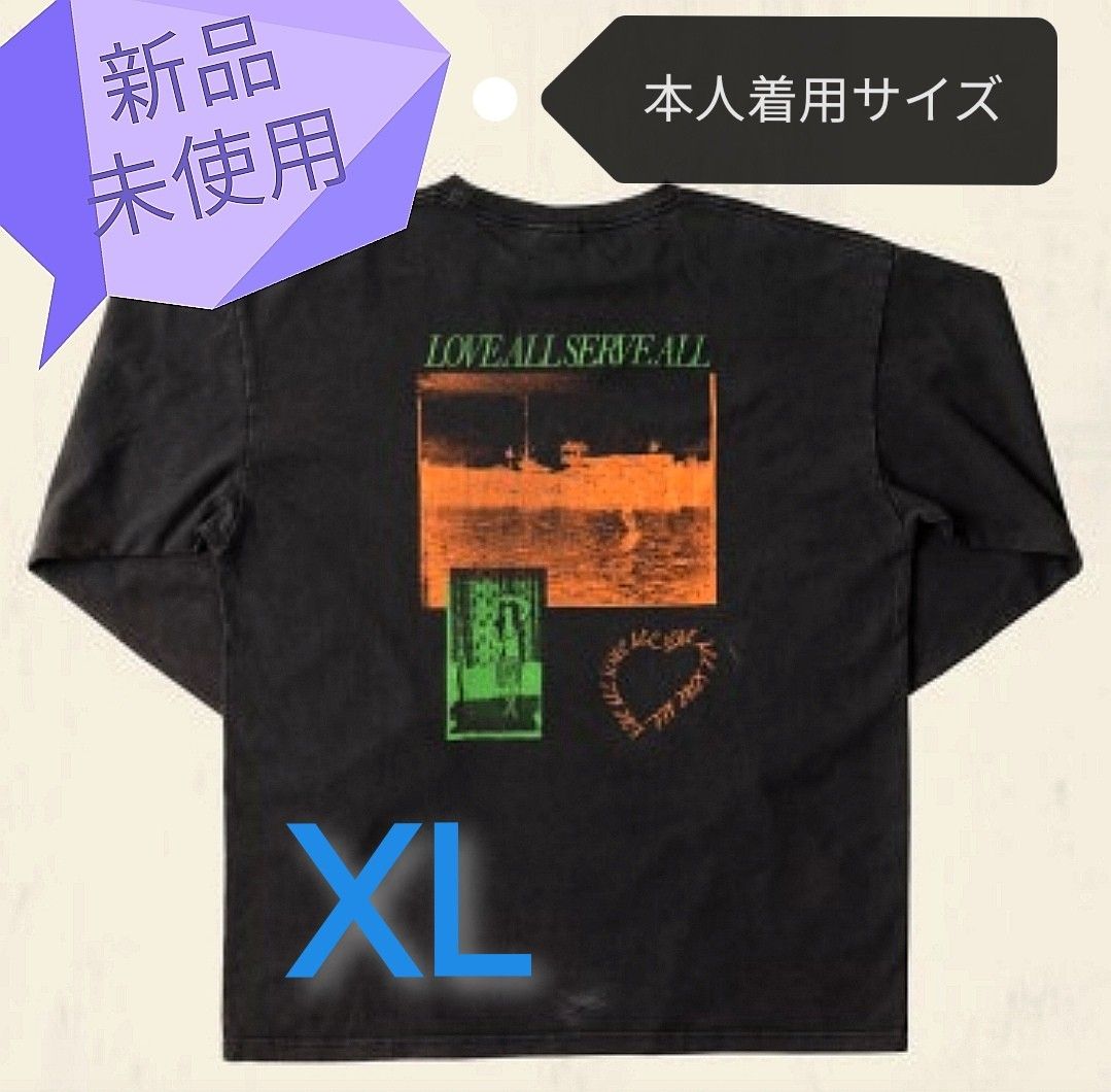 藤井風 本人着用サイズ ダメージ ロンT damage XL｜Yahoo!フリマ（旧