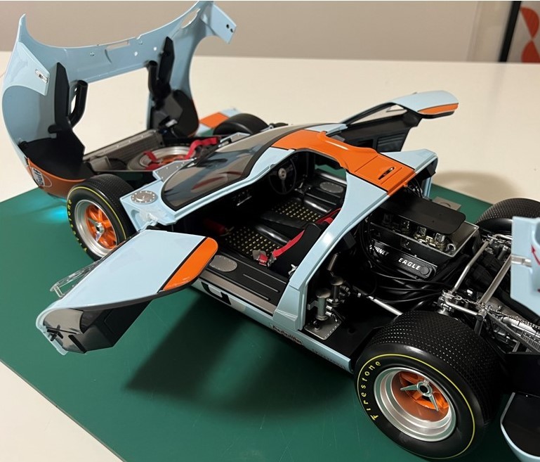 フォード GT40 ナンバー6 デアゴスティーニ（組立済） 【公式通販】