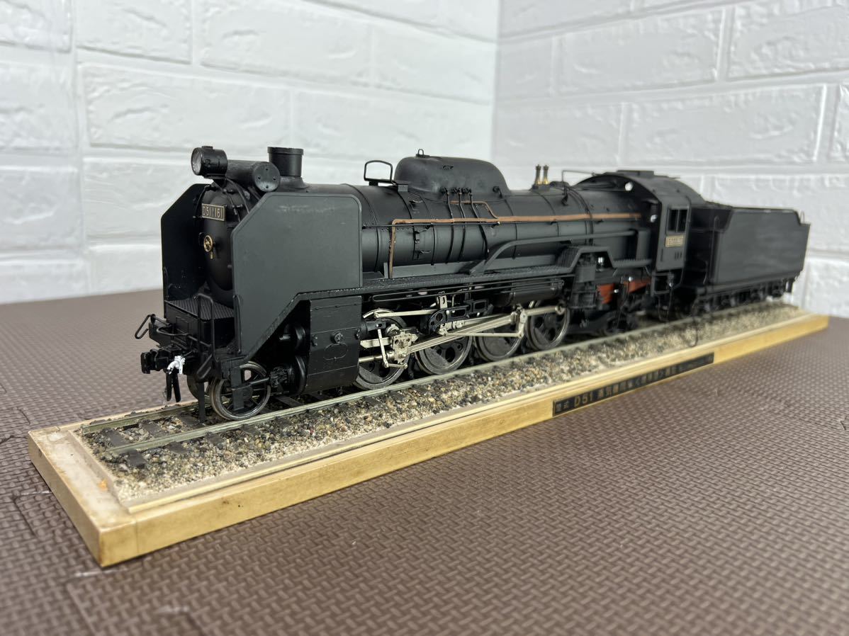 Yahoo!オークション - D51 蒸気機関車模型 1/42 ケース付き 完成品 /