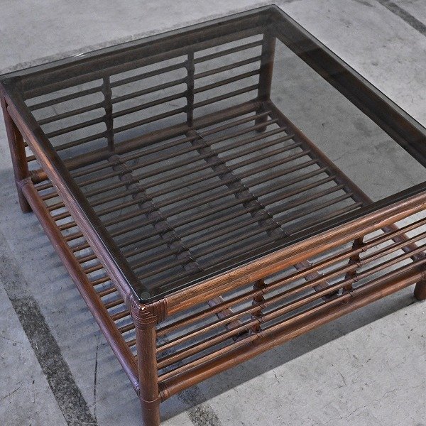 テーブル カサブランカ CADENZA カデンザ ラタンテーブル