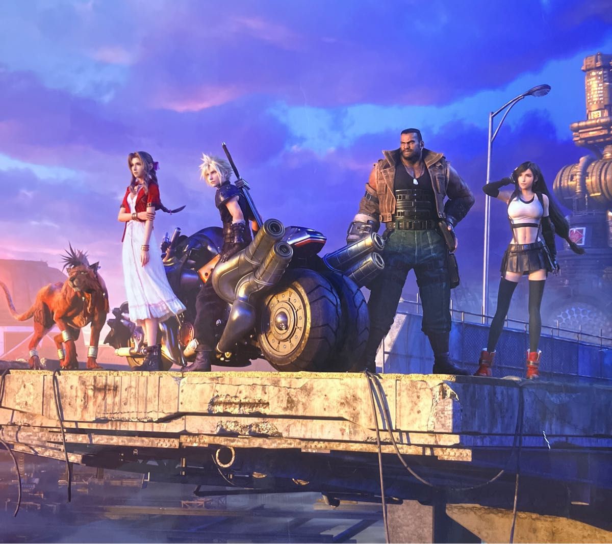 PS4『ファイナルファンタジーVIIリメイク』販促ポスター FF7 スクエニ