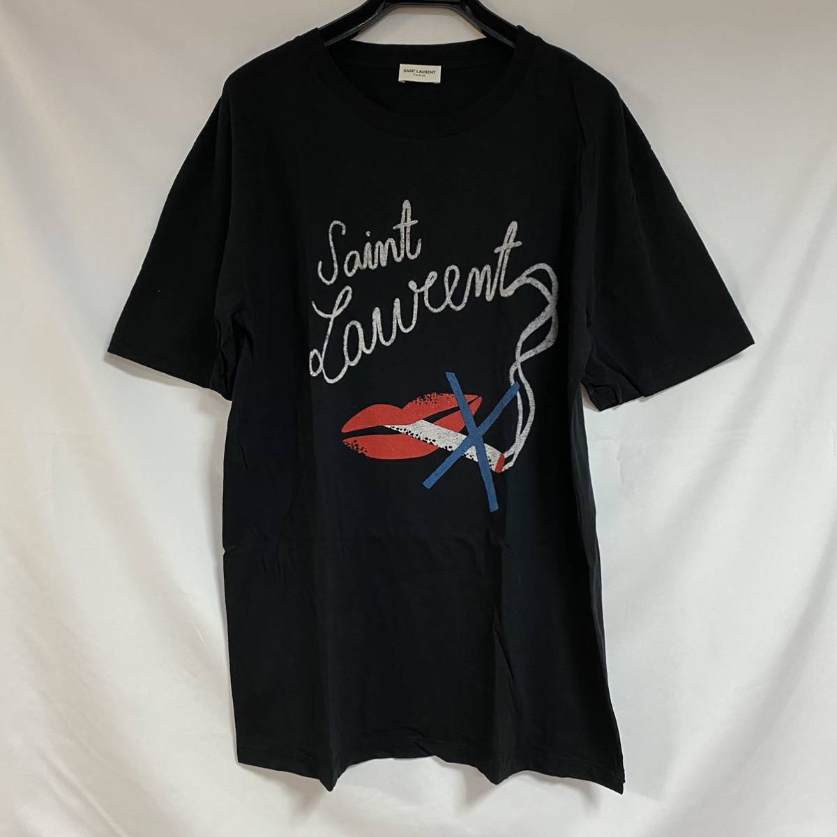 サンローラン スモーキング Tシャツ 黒