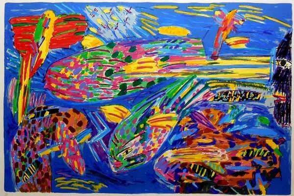 ケン・ドーン KenDone シルクスクリーン 大判 ケン・ドーン KenDone