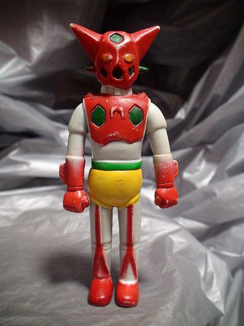 パチモン 無版権 当時物 パチ ゲッターロボ ゲッター2 ソフビ 未使用