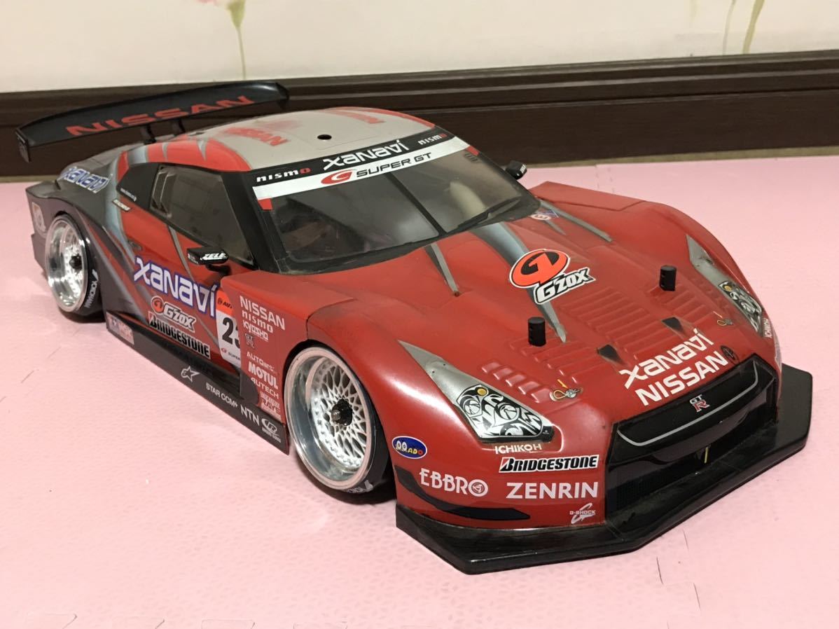 Yahoo!オークション - 送料無料 1/10 日産 GT-R R35 ザナヴィ レーシン
