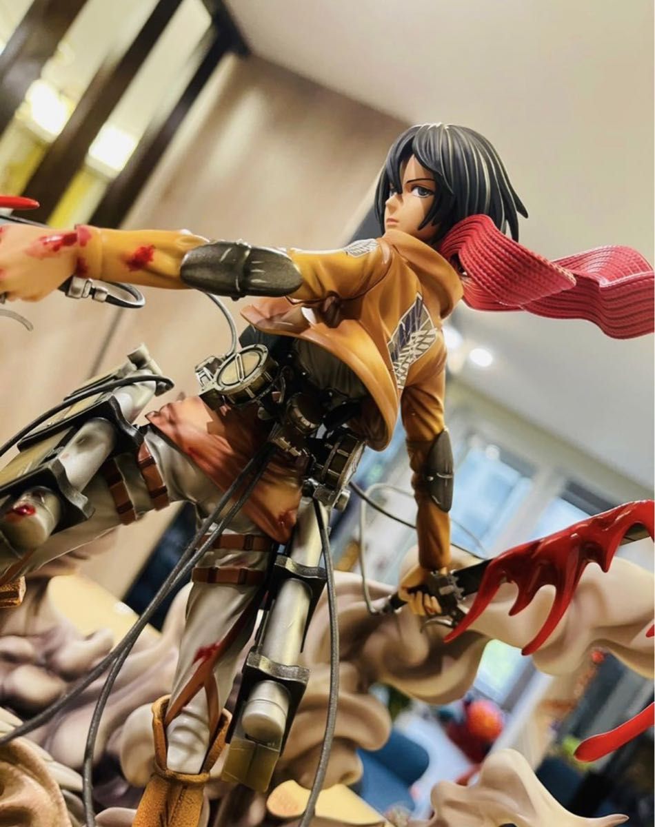 進撃の巨人 ミカサ・アッカーマン ガレージキット ガレキ スタチュー