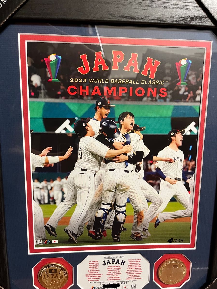 祝 優勝】2023 WBC 日本代表ダブルコインフォトミント 2023 WBC 日本