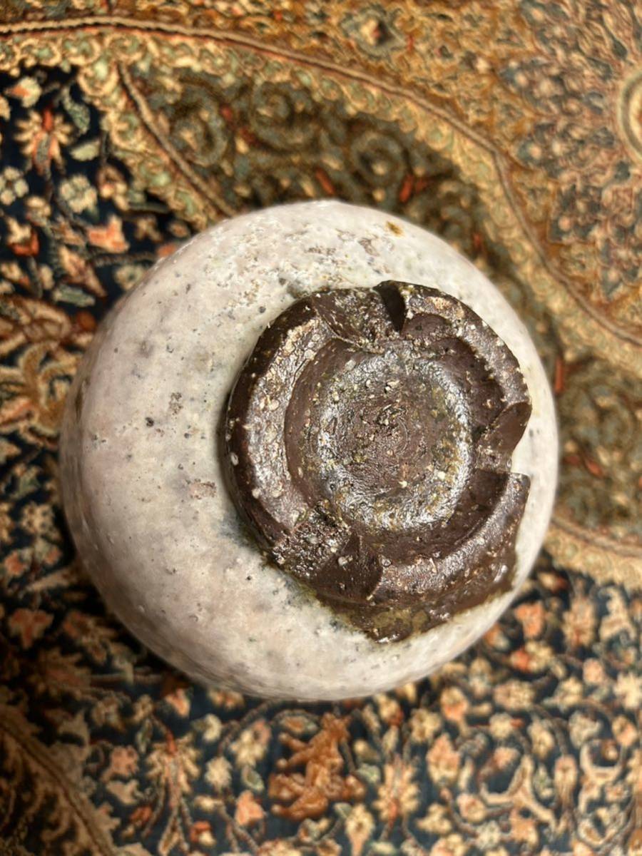 八代 岡田裕 銘 望雲 萩焼 茶碗