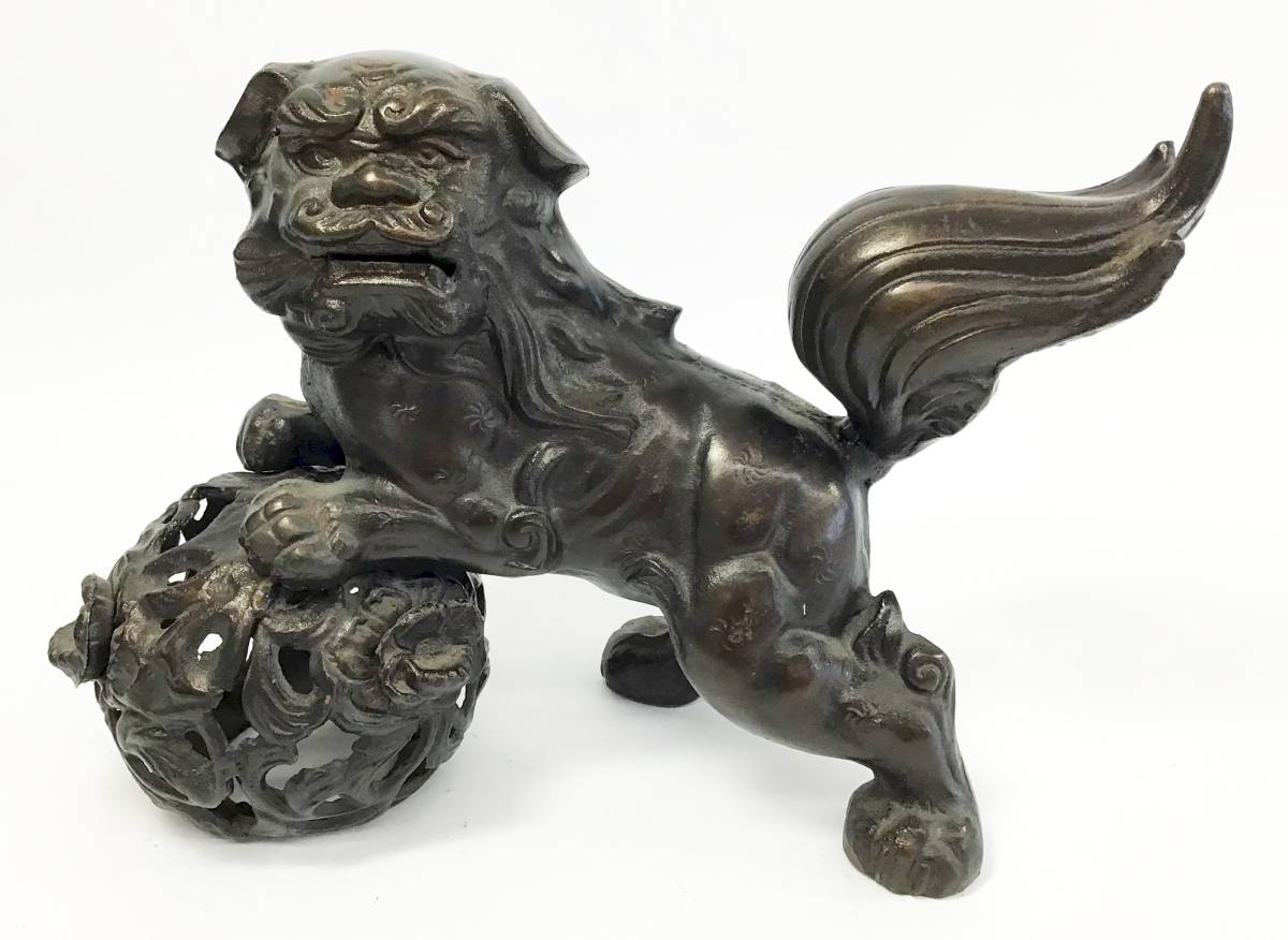 狛犬 / シーサー】置物 厄除 骨董品 インテリア オブジェ
