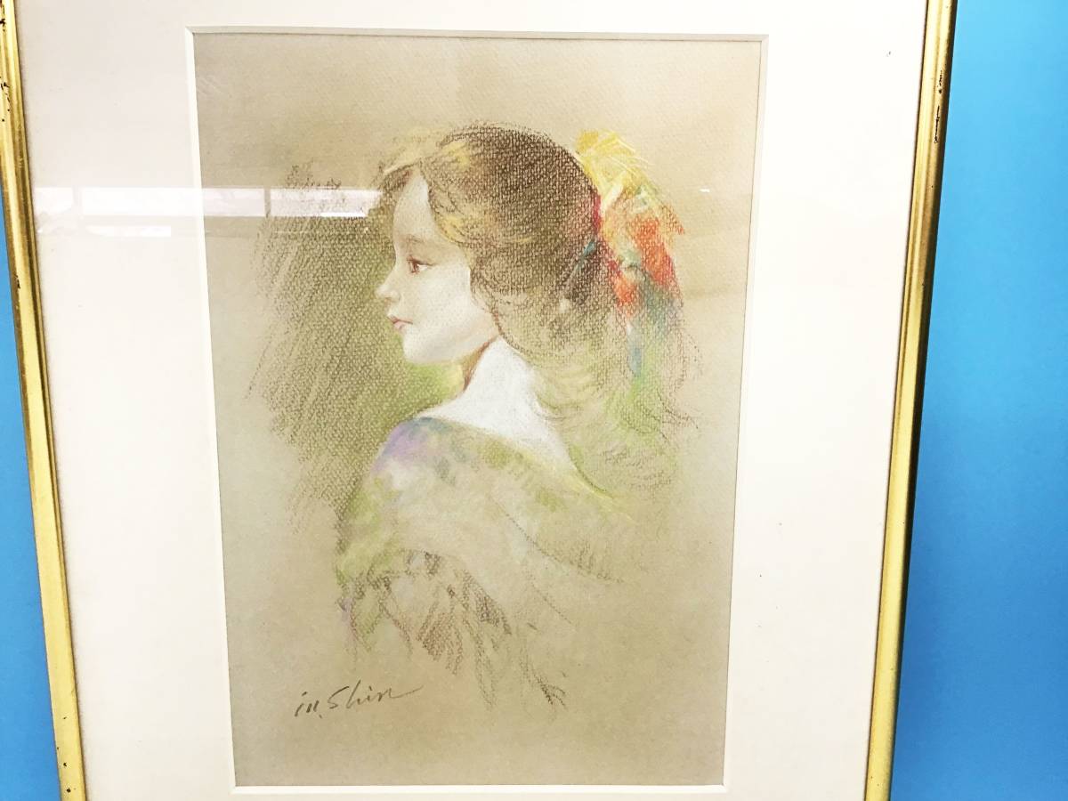 19世紀 パステル美人画 19世紀 パステル美人画 19世紀 パステル美人画