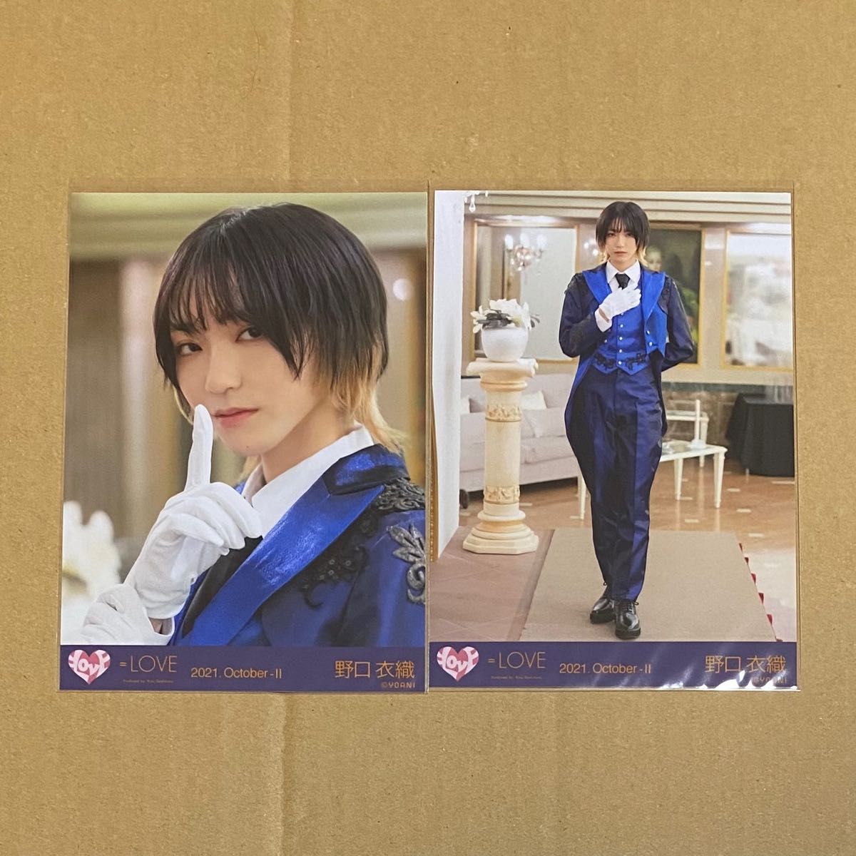 本物 イコラブ 野口衣織 祝祭 直筆 生写真 ヨリ ミニフォト イコラブ