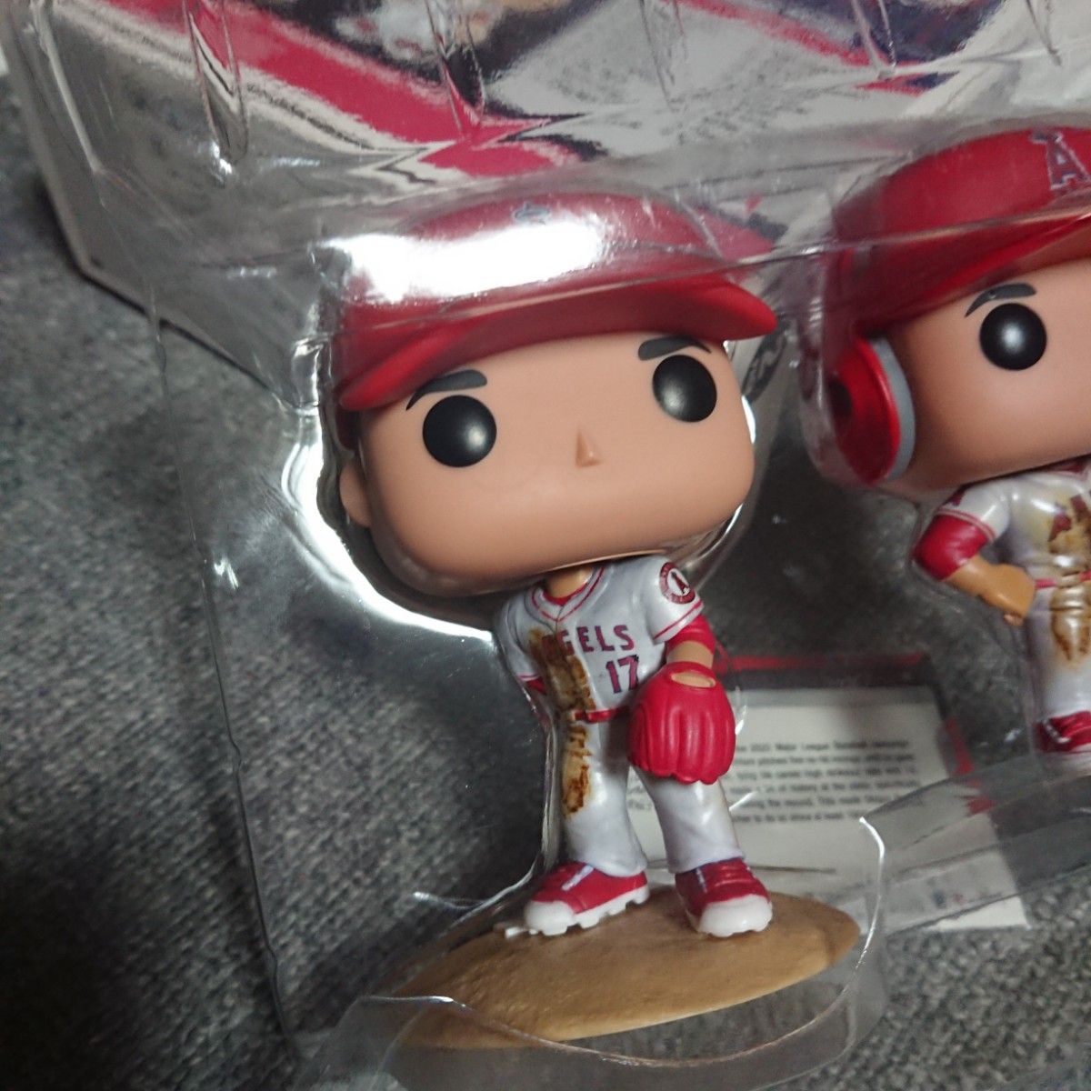 5【カスタム 白→グレー&汚し加工】ファンコ ポップ 大谷翔平 投打