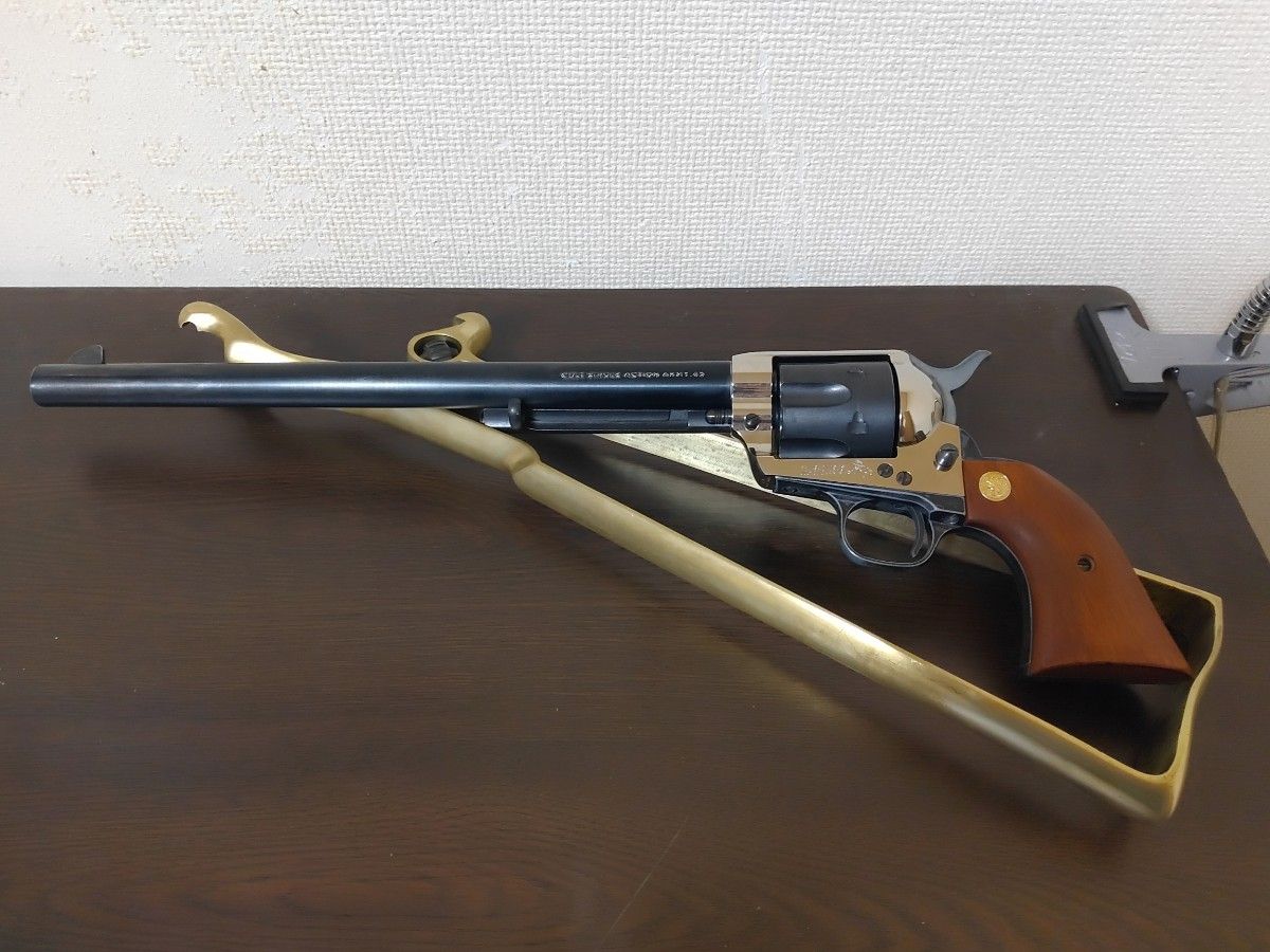 タナカ コルトSAA バントラインスペシャル 真鍮ストック 12インチ