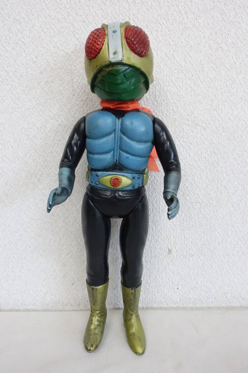 Yahoo!オークション - （3）当時物 ソフビ 仮面ライダー 石森プロ 毎日
