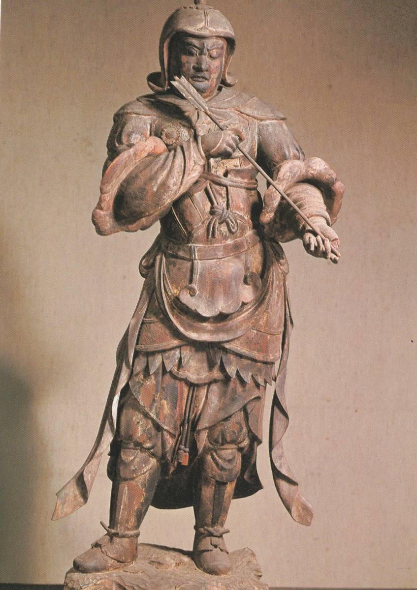 安底羅大将 仏像 約90cm 特大 安底羅大将 仏像 約90cm 特大 十二神将