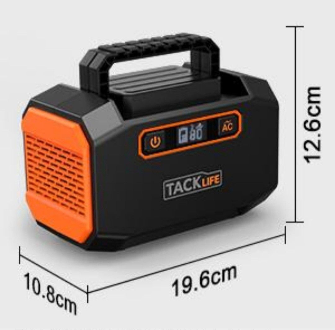 TACKLIFE 小型ポータブル電源 167Wh/45000mAh 非常用電源 大容量 AC