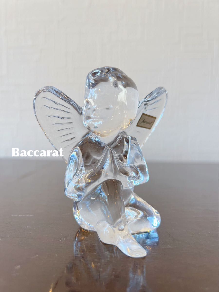 バカラ エンジェル 祈る天使 オブジェ クリスタル