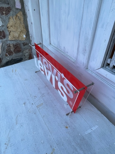 Levi's リーバイス 看板 店舗用 リーバイス 中古品 年代物 レア 送料