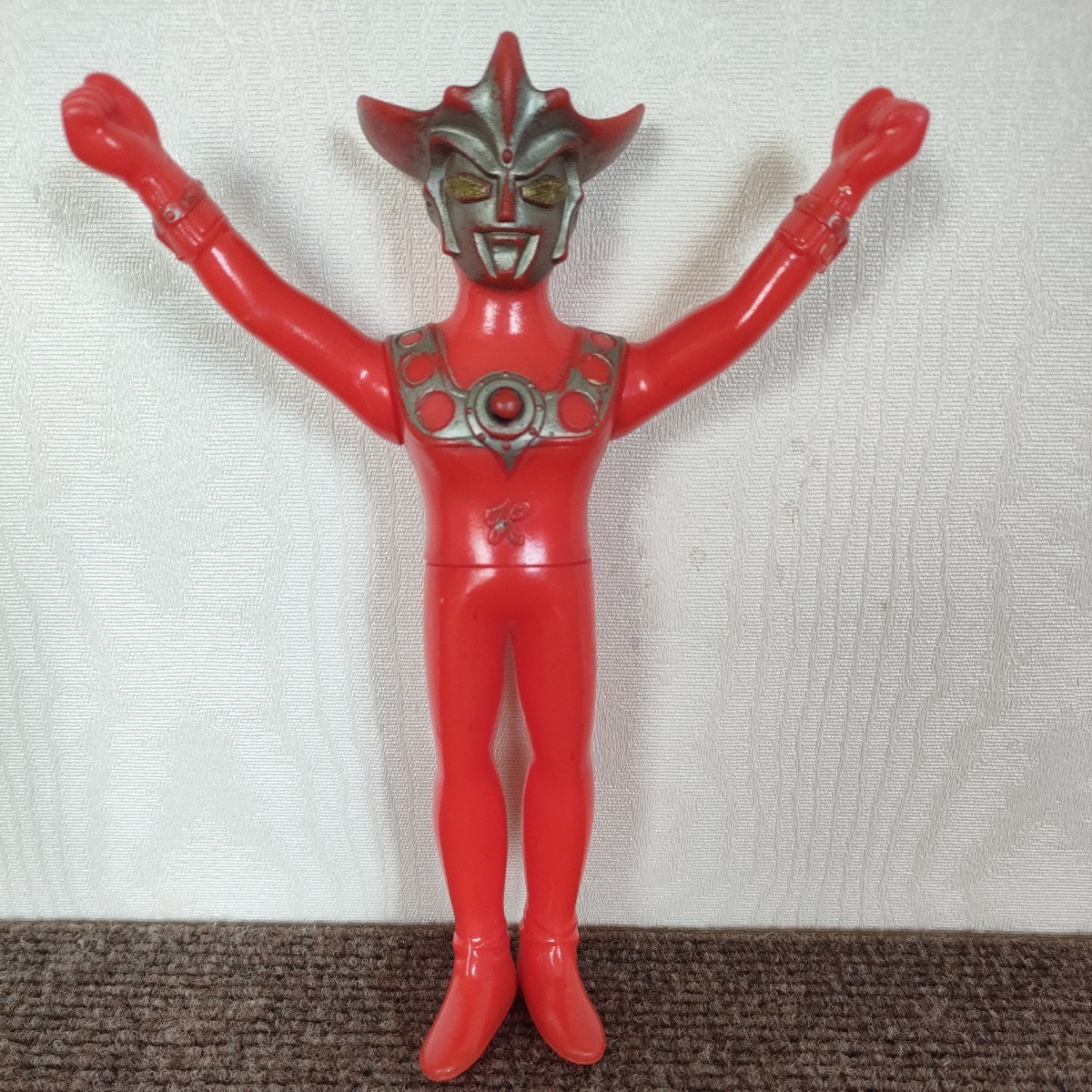 当時物 ポピー ウルトラマンレオ ソフビ 13cm 昭和レトロ 1978年