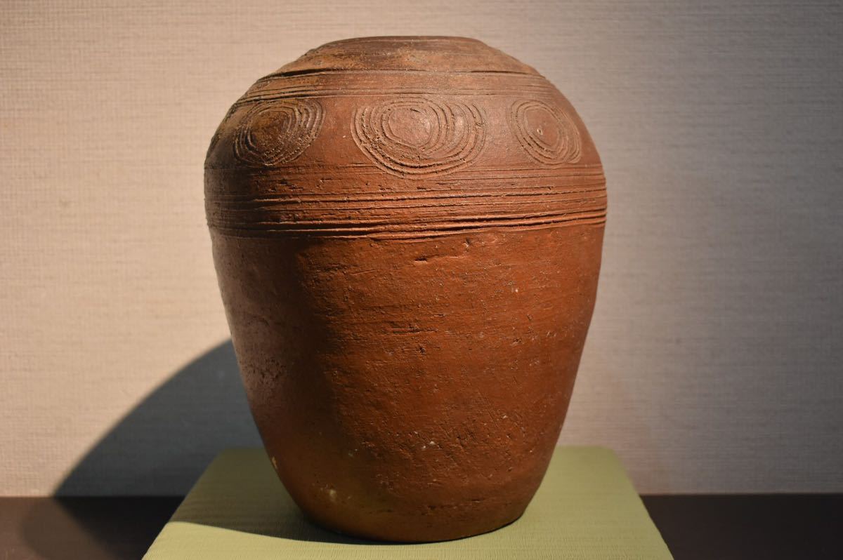 Yahoo!オークション - 【GE】Z174【コレクター所蔵品】時代 古越前壺 /