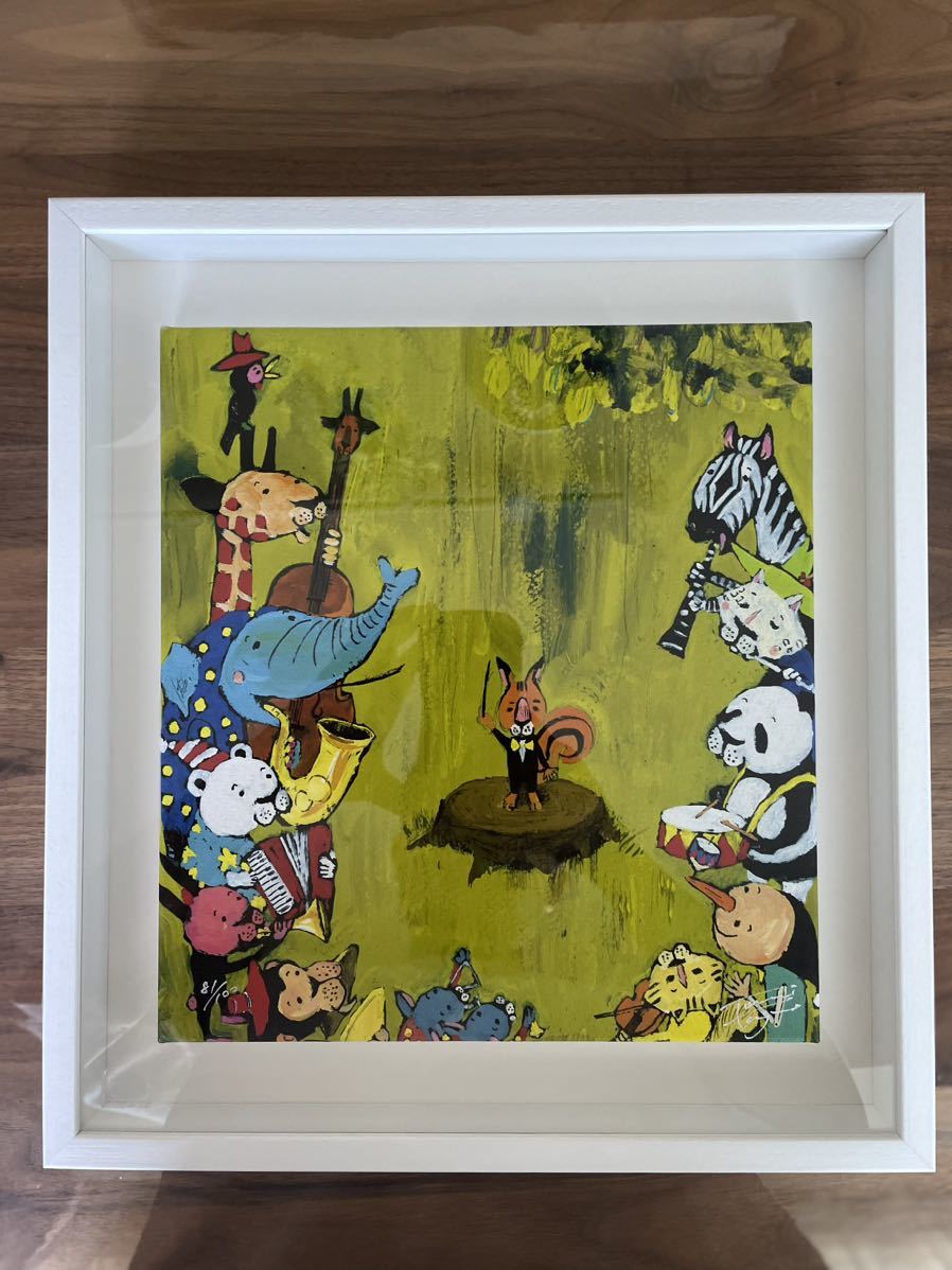 谷口智則 絵本作家 版画 ジクレー 森の音楽会｜Yahoo!フリマ（旧PayPay