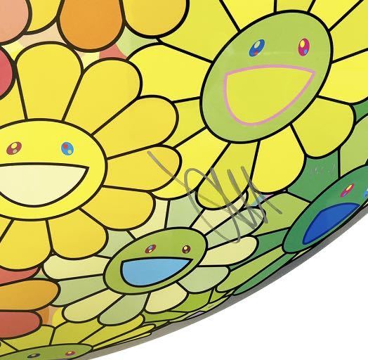 Yahoo!オークション - 村上隆 ポスター レインボーの心の中 フラワーボ