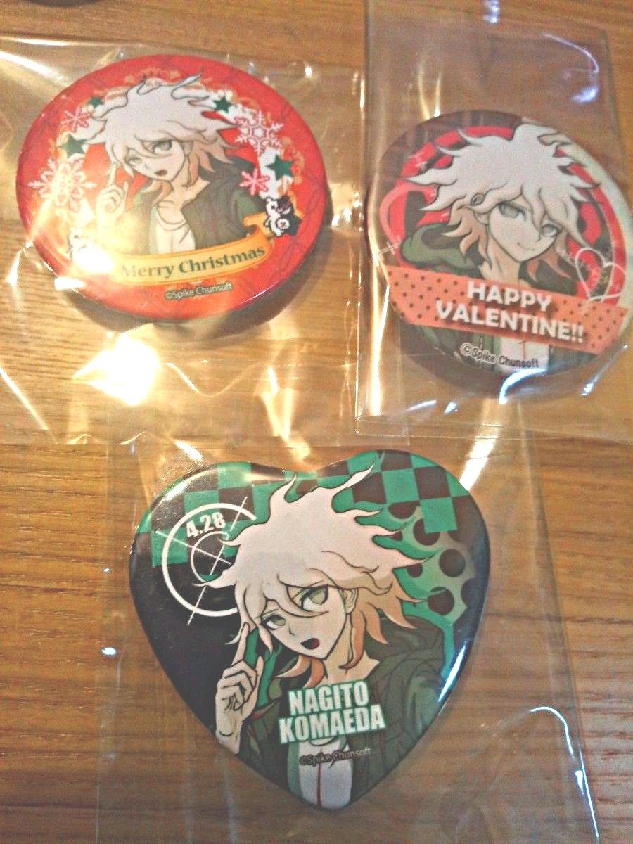 ダンガンロンパ プリロール 缶バッジ 狛枝凪斗 初期 ダンガンロンパ