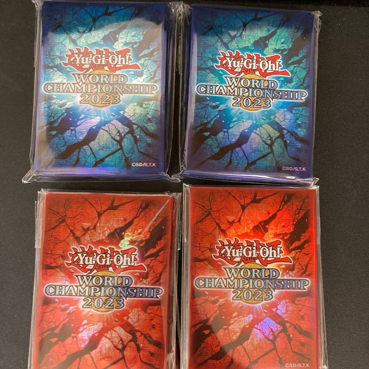 遊戯王WCS2024 スリーブ 赤 未開封 yu-gi-oh 世界大会 新品未開封