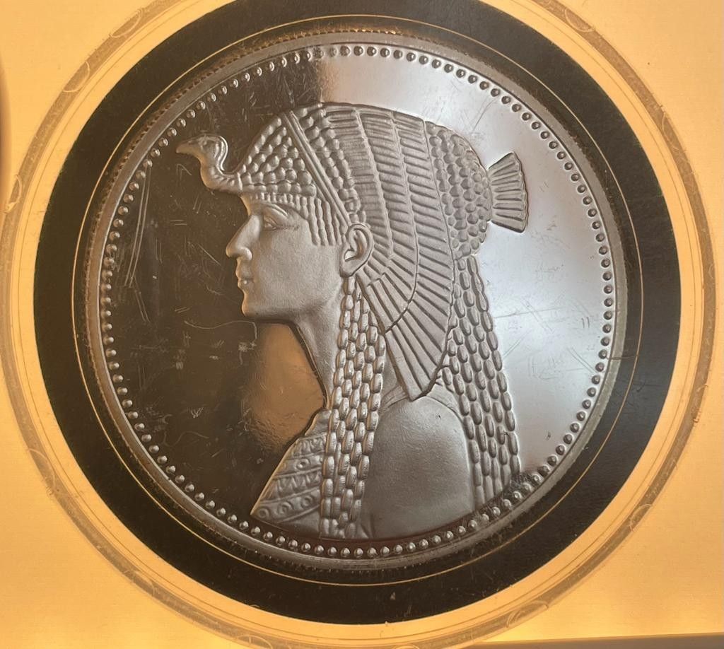 1993年 エジプト クレオパトラ 5ポンド銀貨 シルバー プルーフコイン