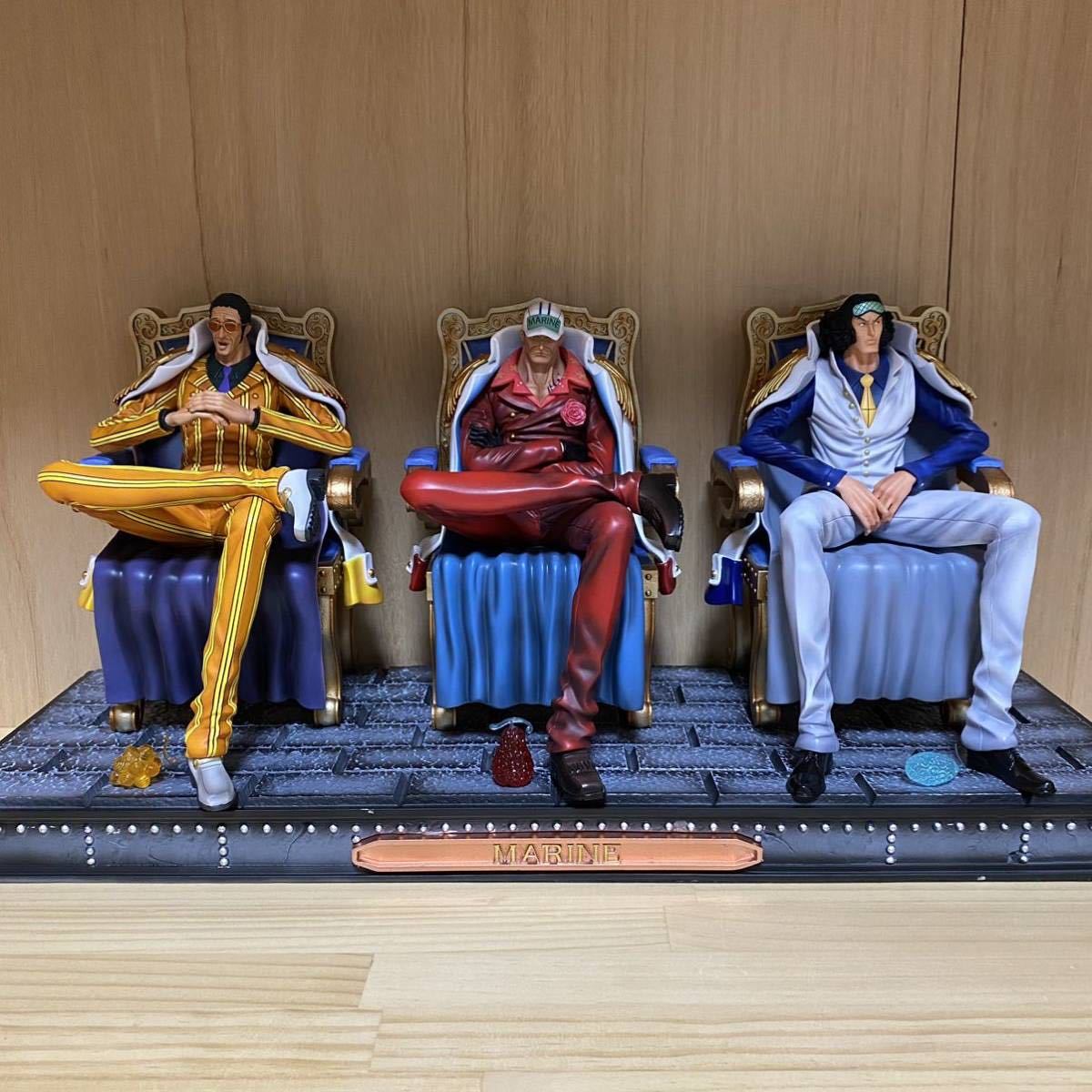 Yahoo!オークション - 赤犬 黄猿 青キジ 三大将 ワンピース フィギュア