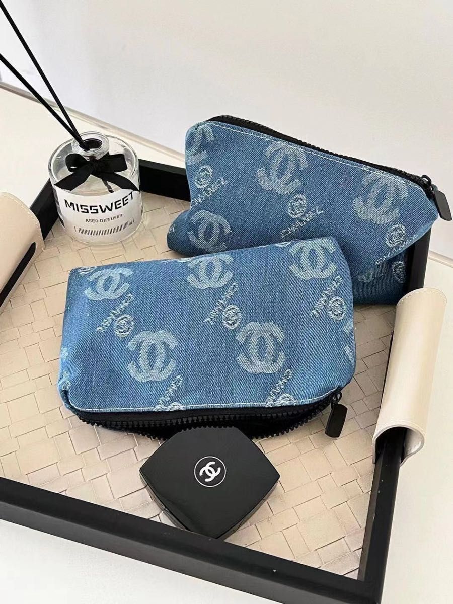 CHANEL】￼非売品デニムノベルティケース【シャネル】 CHANEL