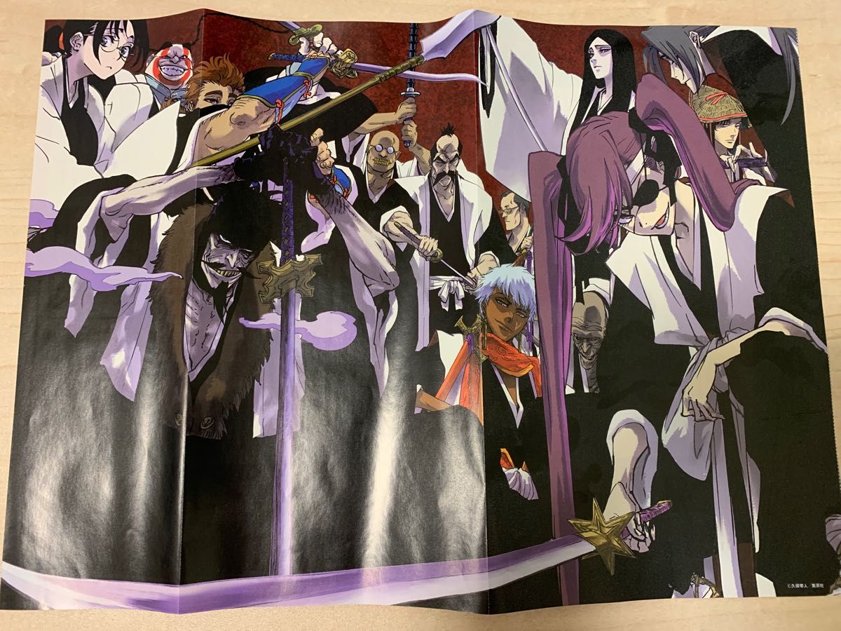 BLEACH 護廷十三隊隊長集合扉絵 額装高精細複製原画 週刊少年