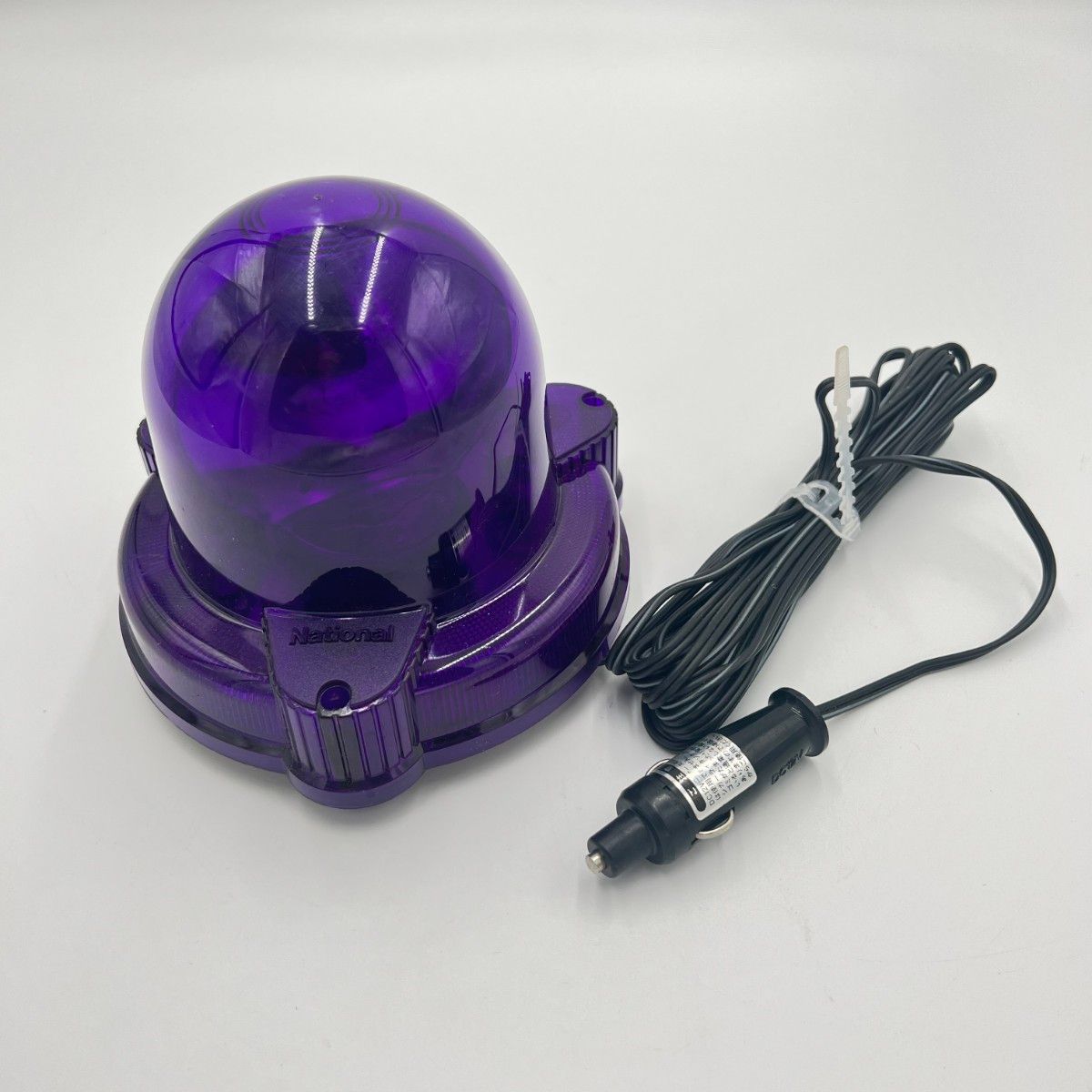 パトライト 紫 日章塗装品 当時物 回転灯 暴走族 旧車 三段