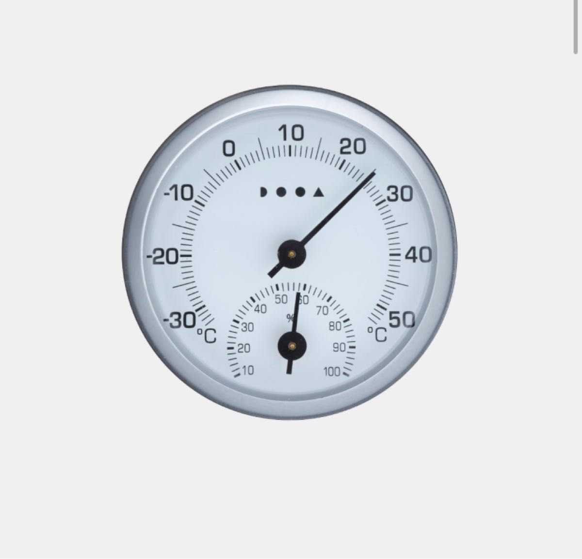 ADA 室温計ステンレス製 温湿度計 乾燥対策 湿度計 温度計 ADA 室温