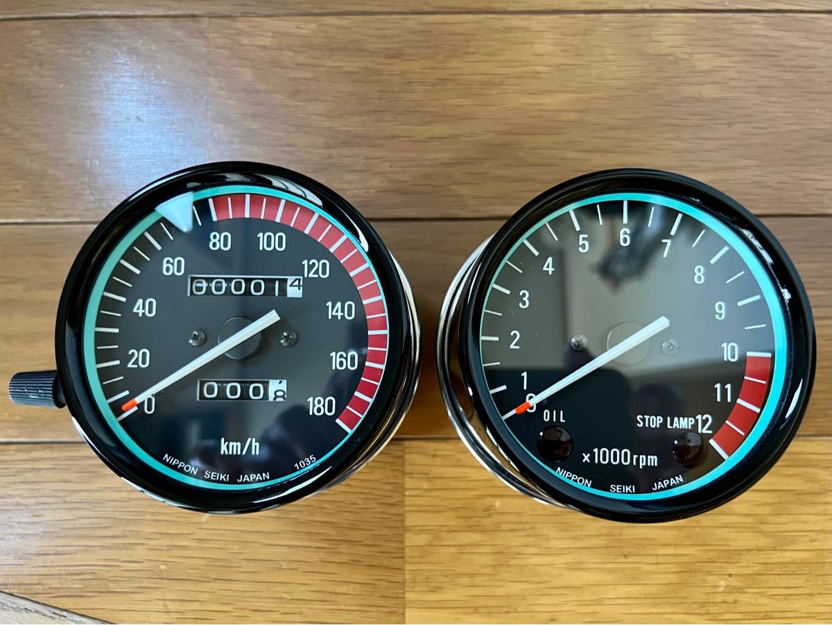 新品同様OH後未使用 Z400FX スピードメーター&タコメーター カワサキ