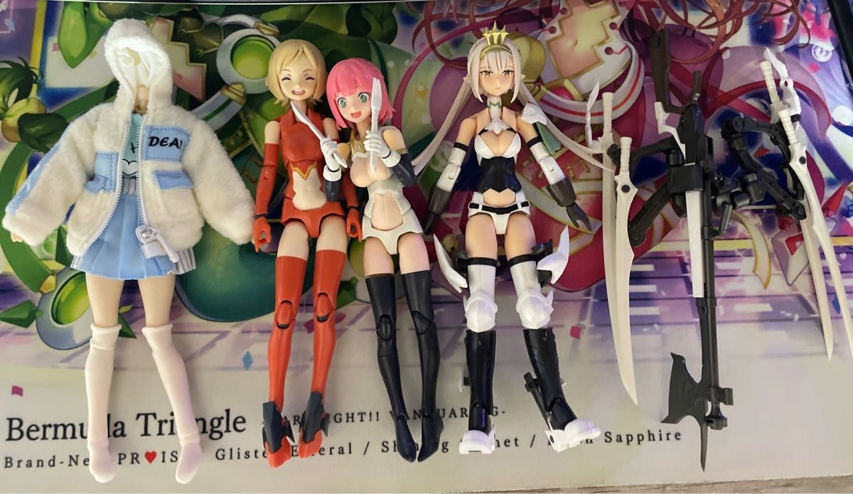 美少女プラモデルセット 組み立て済み メガミデバイス 創彩少女庭園