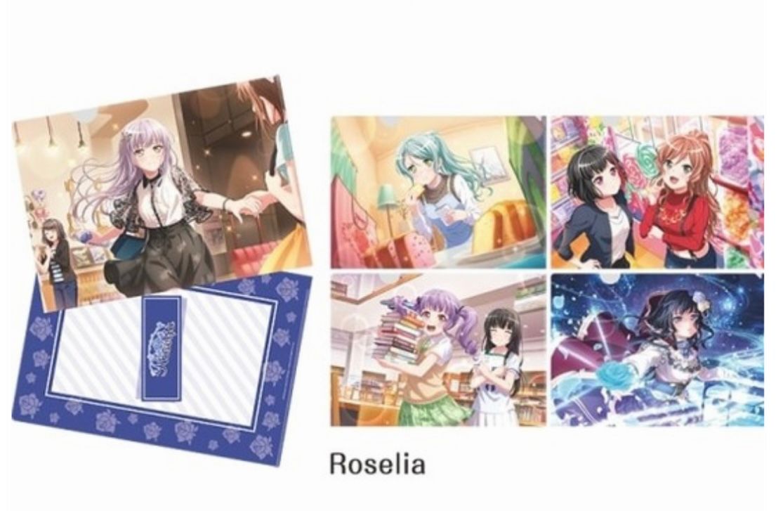 バンドリガールズバンドパーティ クリアファイル5枚セット Roselia