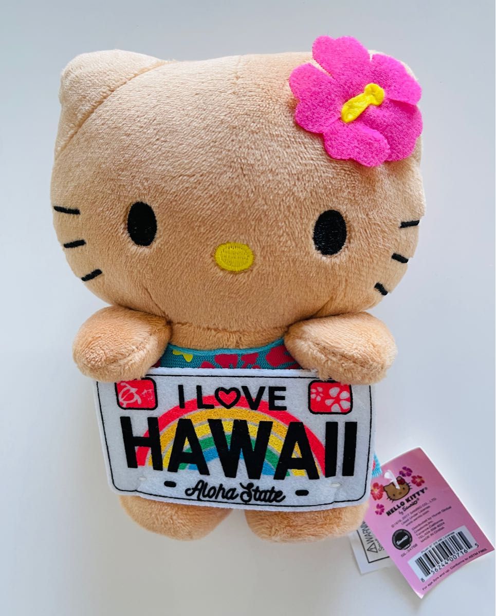希少レア ハローキティ ぬいぐるみ ハイビスカス サマー サーフ 平成