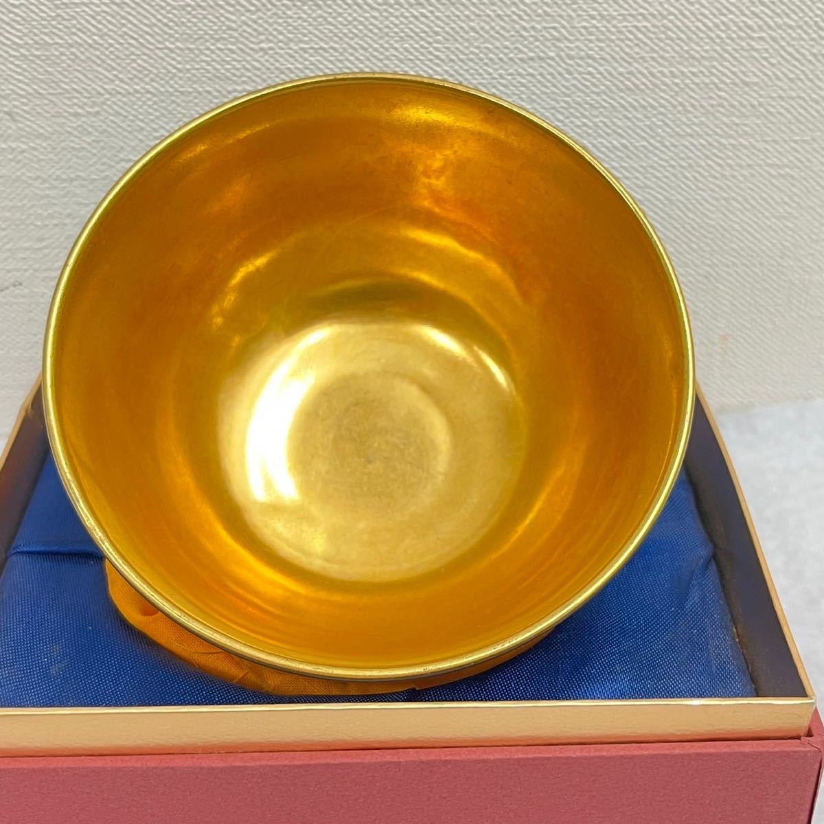 Yahoo!オークション - 【黄金 長寿碗】茶碗 幸泉窯謹製 純金 黄金碗 金