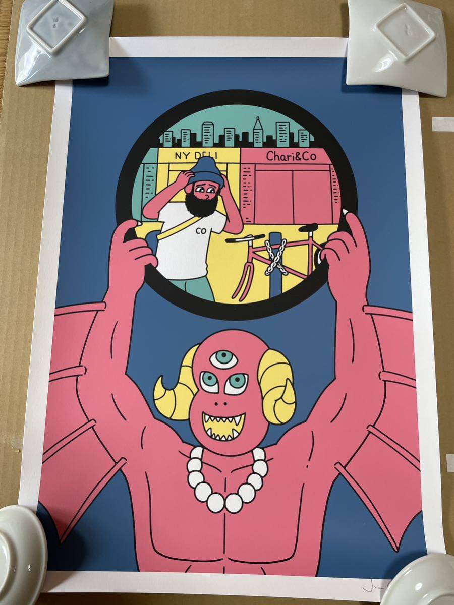 真作】絵画 廣岡真知子 油彩10号 雨あがり 写実風景 箱・黄袋入