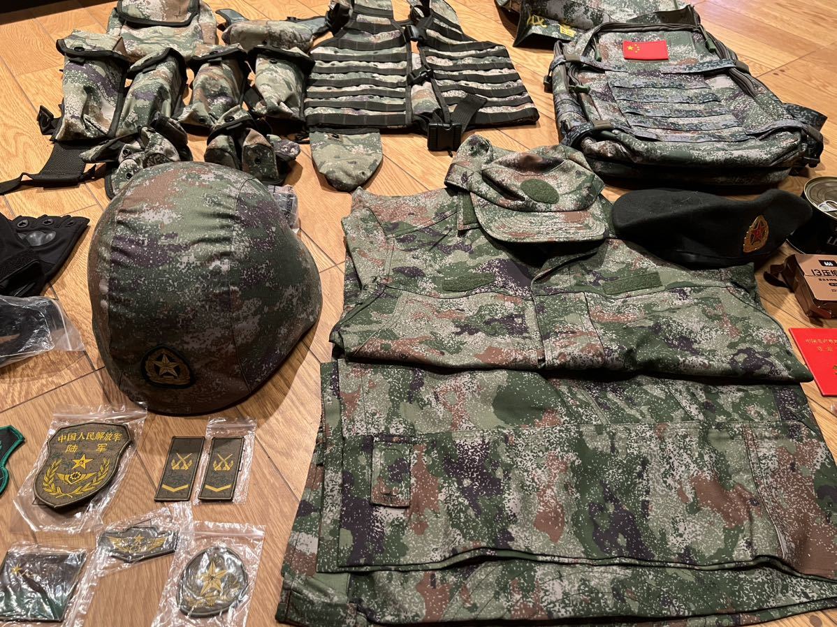 21式星空荒漠迷彩 上下セット 170-88 中国軍 人民解放軍 21式星空