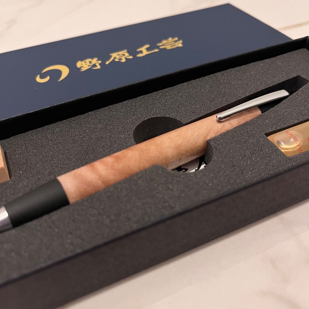 板屋楓【新品】野原工芸 ボールペン スタンダード シルバー 金具
