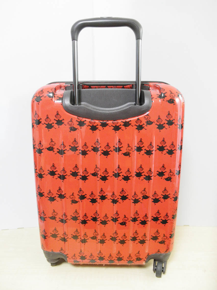 即決 送料込 ムーミン リトルミイ柄 スーツケース キャリーケース 赤