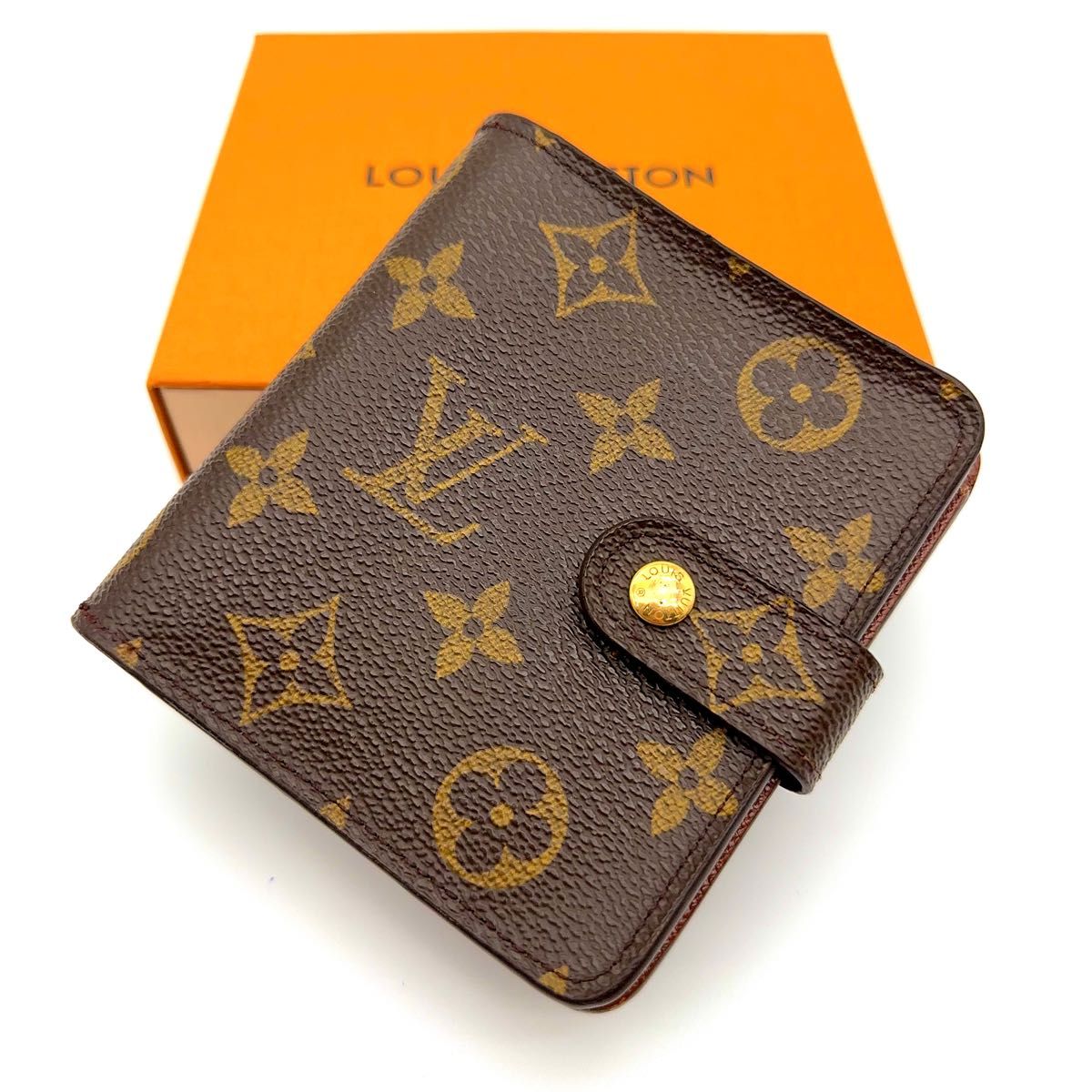 極美品】LOUIS VUITTON ルイヴィトン モノグラム コンパクトジップ