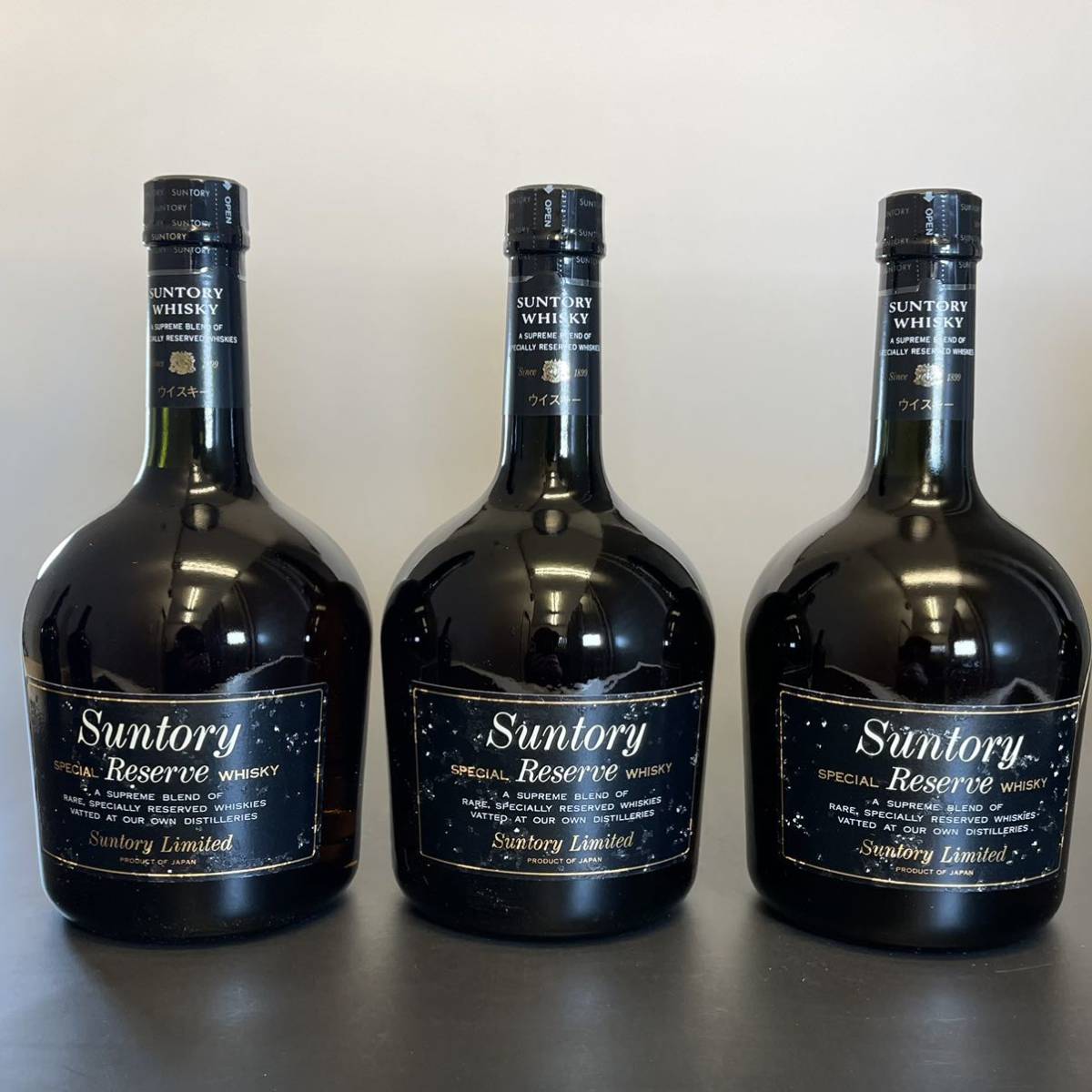 古いお酒 SUNTORY SPECIAL RESERVE WHISKY 未開栓品 鑑賞用 750ml 4本SET