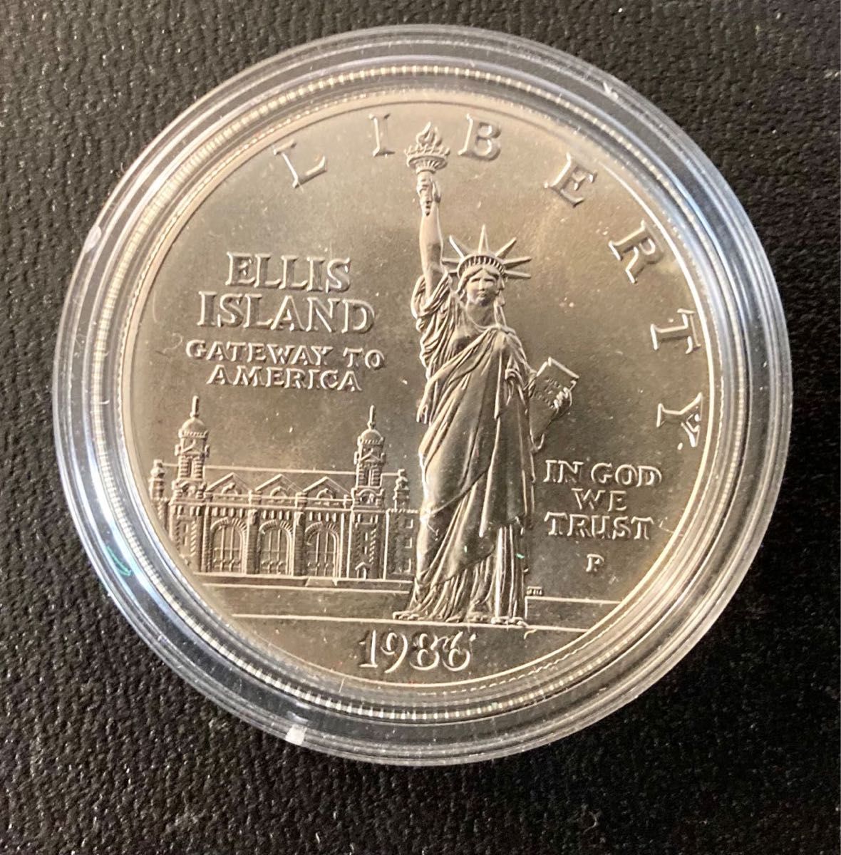 アメリカ自由の女神像建立100周年記念 1986年 銀貨&銅貨セット 美品